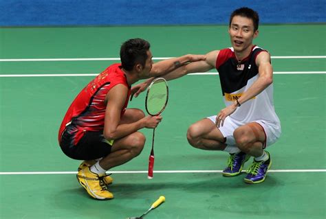 Badminton legends Lin Dan and Lee Chong Wei to .